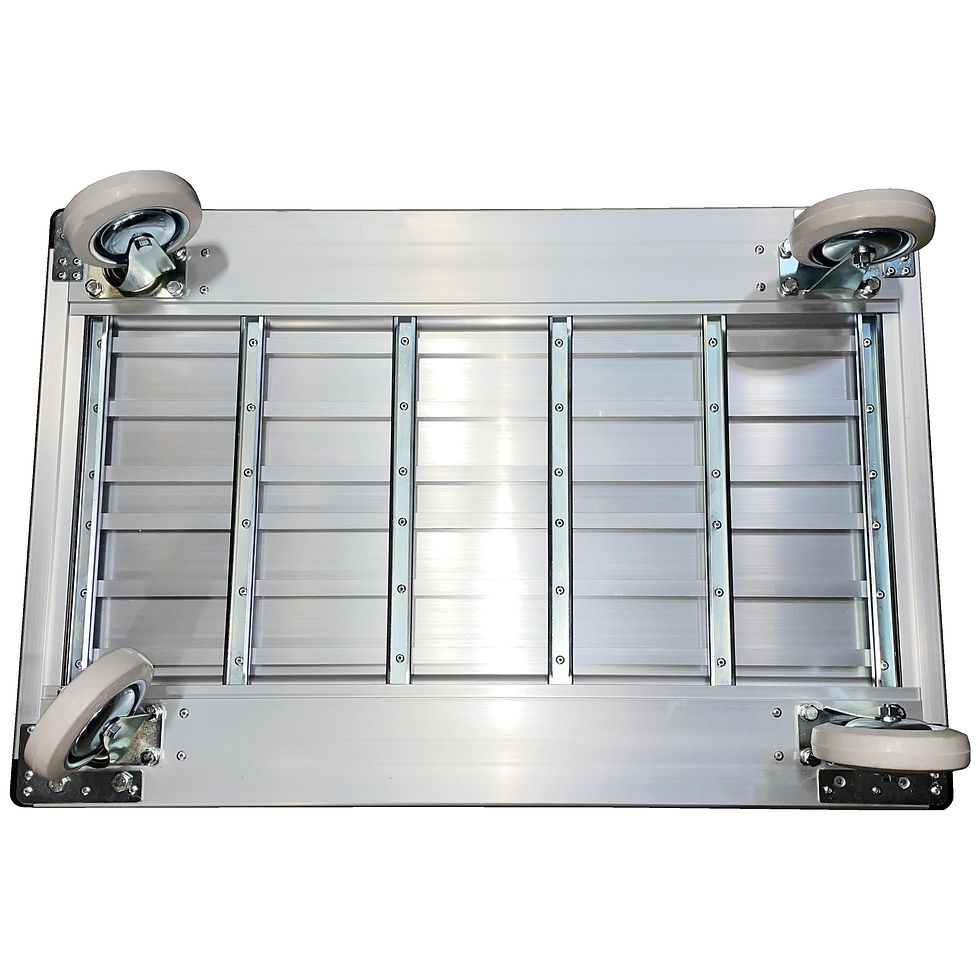 Thumbnail: Folding Platform Truck, Aluminum, 550 lb. Cap, 35.5" x24''