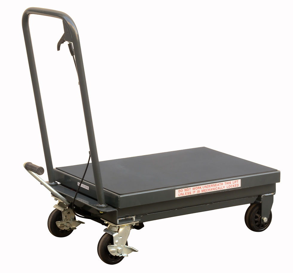 Thumbnail: Scissor Lift Table, 1000 lb. Cap, 32"L x 20"W, 34.5" Lift Height
