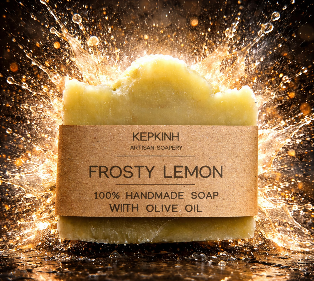 frosty lemon soap