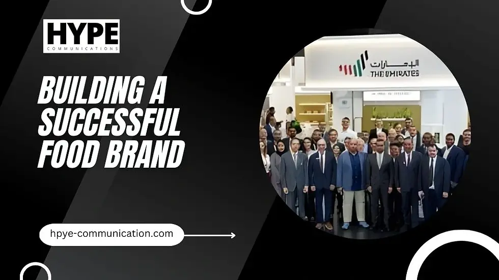 Industry leaders and entrepreneurs at a food brand launch event