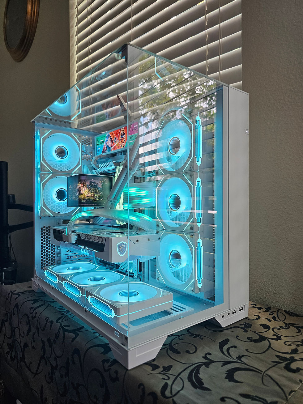 Thumbnail: ❄️RTX 5070 Ti Frieren Edition • Ryzen 7 9800X3D • TRYX 360 AMOLED AIO • 2TB