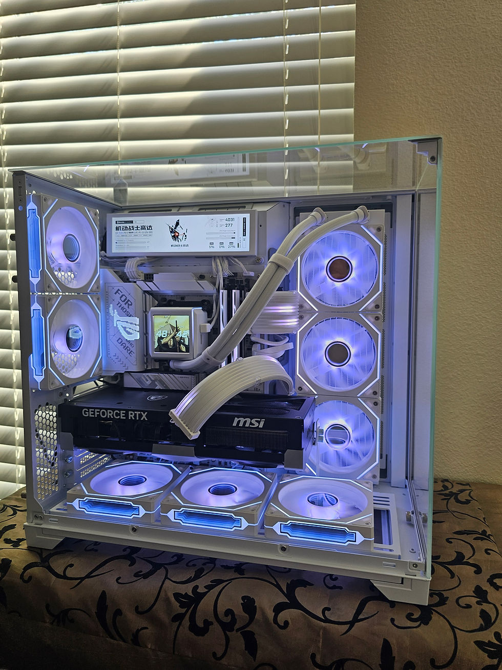 Thumbnail: ⚡ Ryzen 9 9950X3D + RTX 5090 | 32GB DDR5 | 4TB | Lian Li LCD 360