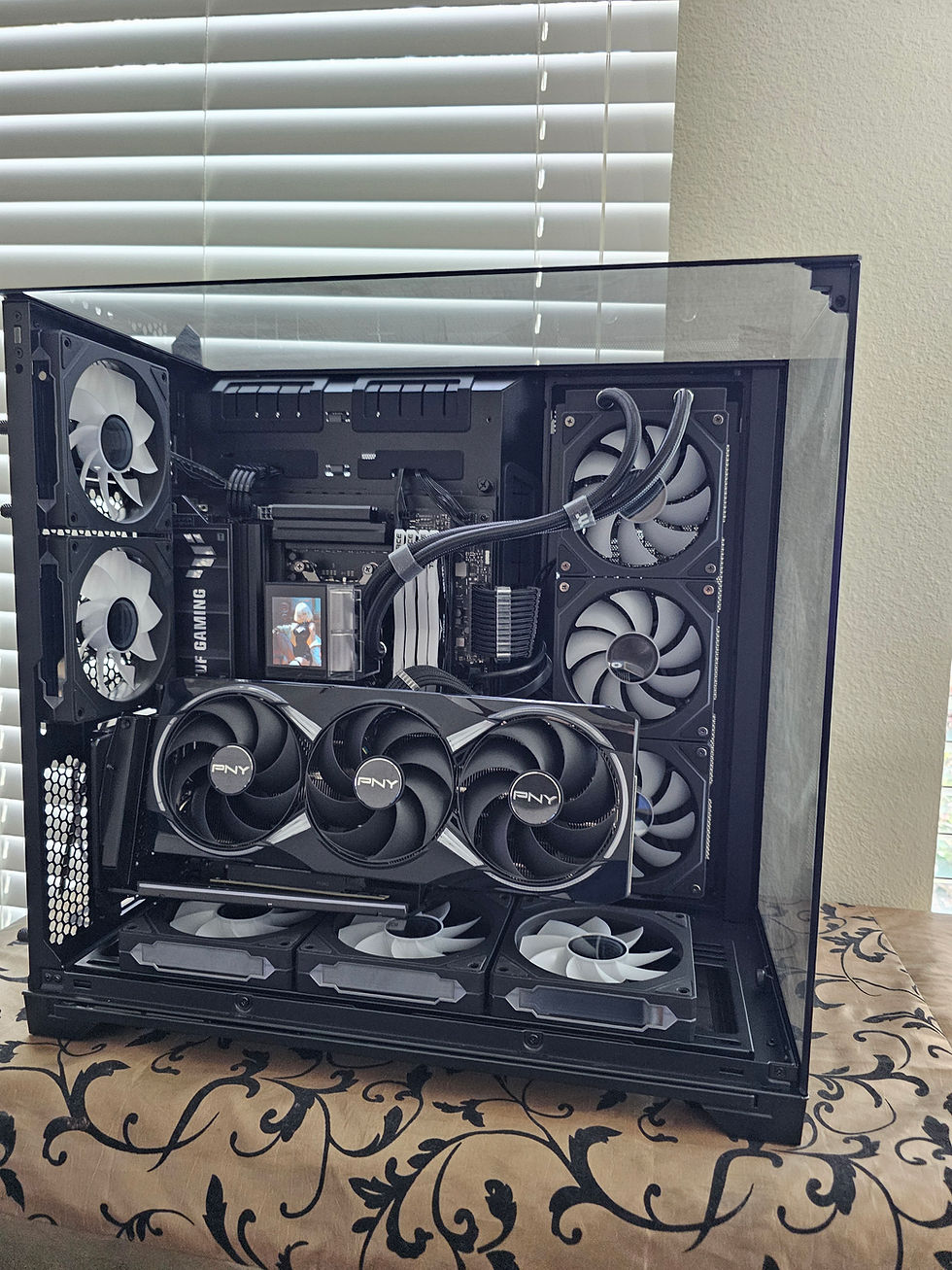 Thumbnail: 🔥Ryzen 7 9800X3D • RTX 5080 Epic-X ARGB OC • 360mm LCD AIO • 2TB