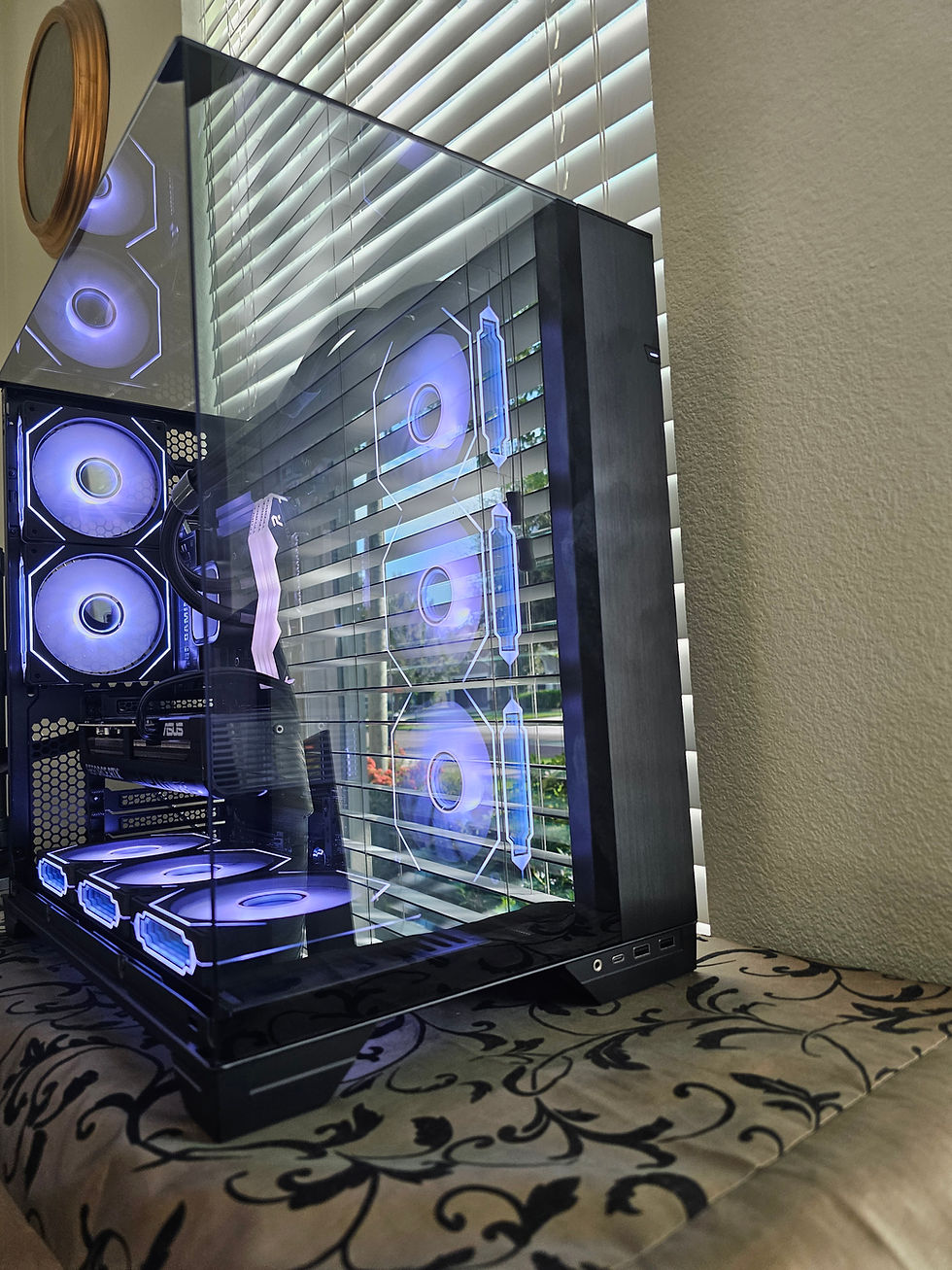 Thumbnail: 🔥 RTX 5080 • Ryzen 7 9800X3D • 360mm AIO • 2TB • Lian Li O11 Vision