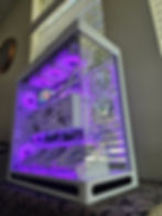 Thumbnail: ❄️ RTX 5080 ROG Astral White • Ryzen 9 9950X3D • TRYX 360 AMOLED AIO • 2TB