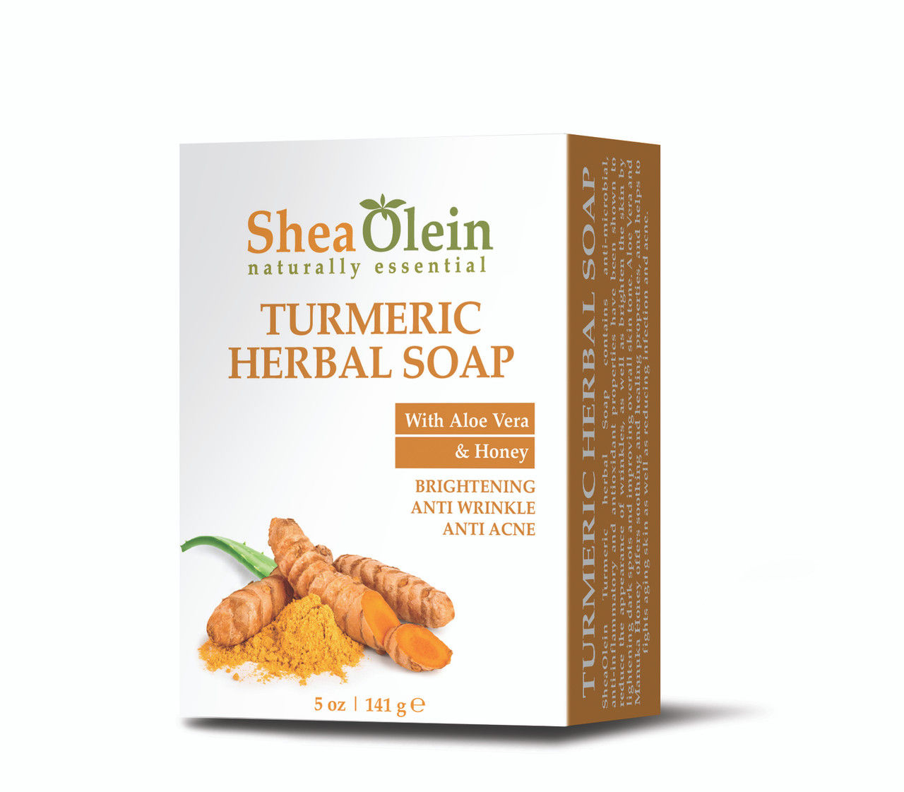 TURMERIC HERBAL SOAP WITH ALOE VERA & HONEY 5oz