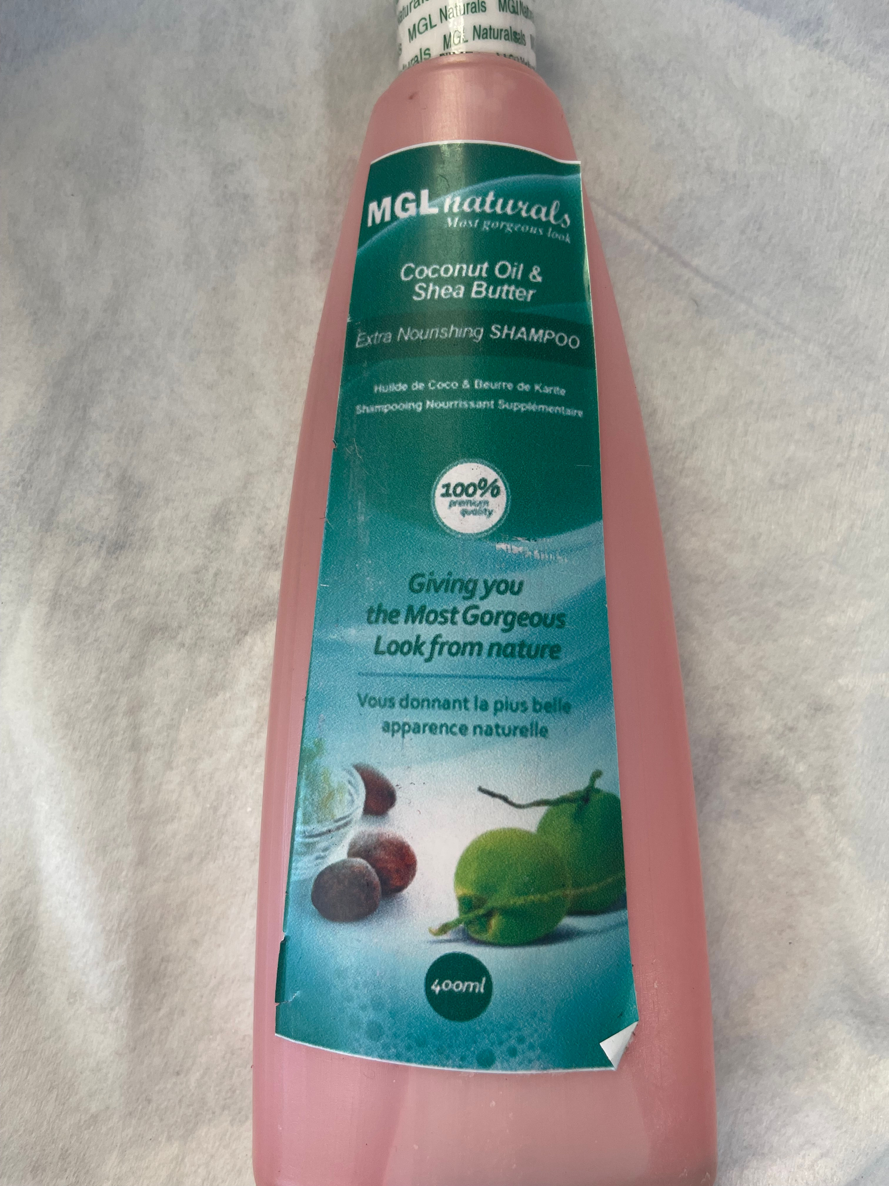 SHAMPOO. COCONUT OIL SHEA BUTTER