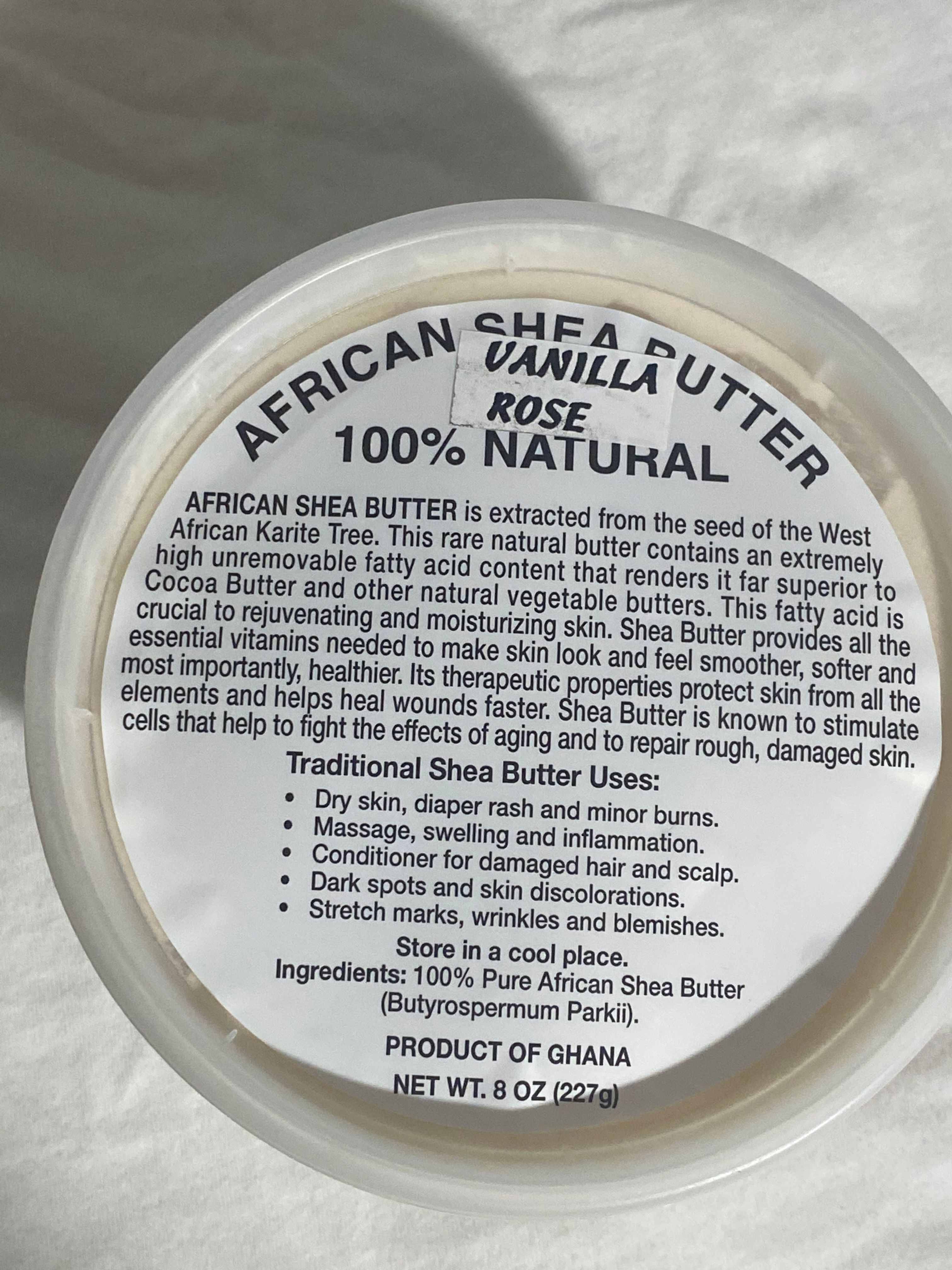 Shea Butter Vanilla Rose Whipped