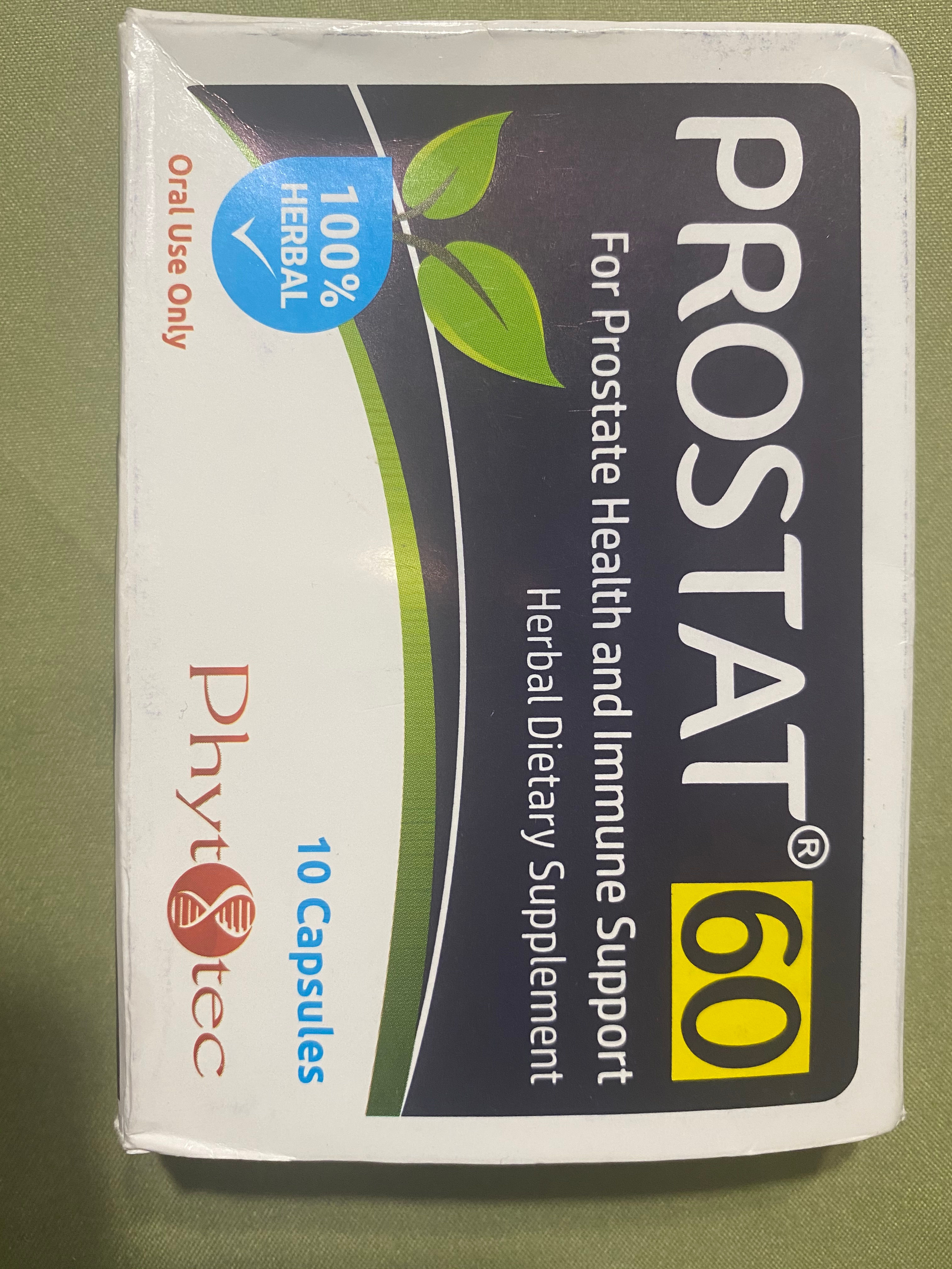 PROSTAT 60 HERBAL. 10 CAPSULES