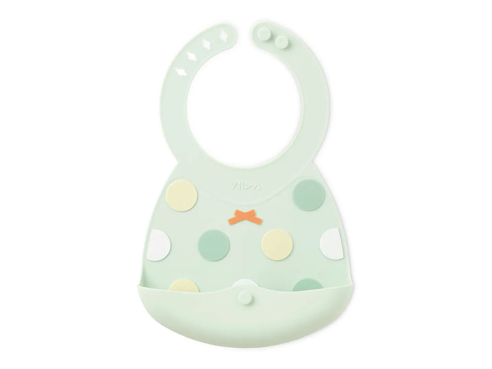 縮圖：VIIDA JOY Silicone Roll-Up Baby Bib, Chic Series  便攜式矽質圍兜-時尚系列