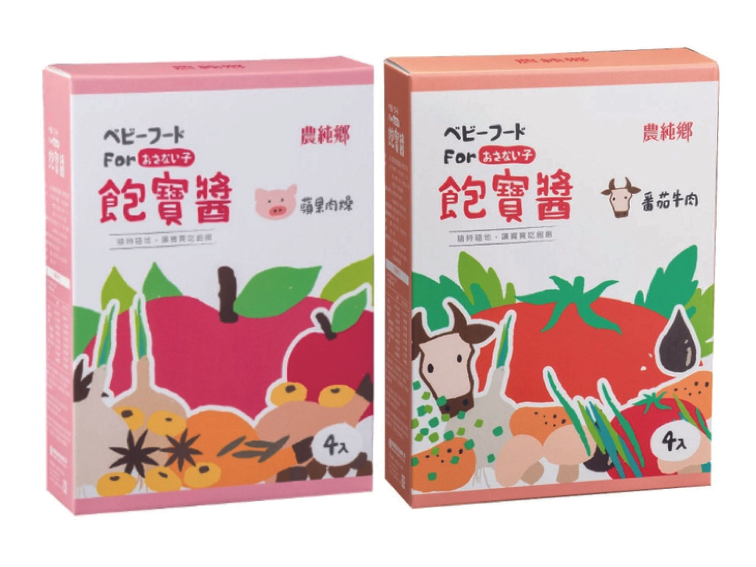 Baby Pate  農純鄉飽寶醬4包裝