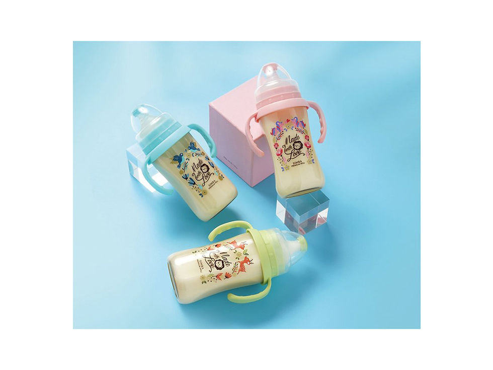 Thumbnail: SIMBA PPSU Wide Neck Straw Bottle + Handle 200ml/270ml/360ml  PPSU把手吸管寬口葫蘆奶瓶