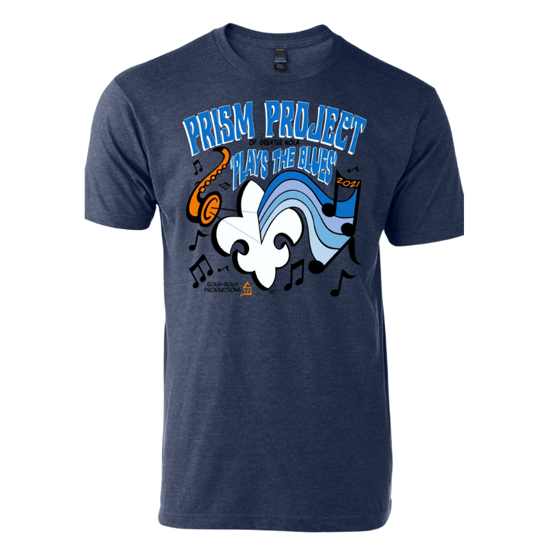 Thumbnail: Adult "Prism Sings the Blues" T-Shirt