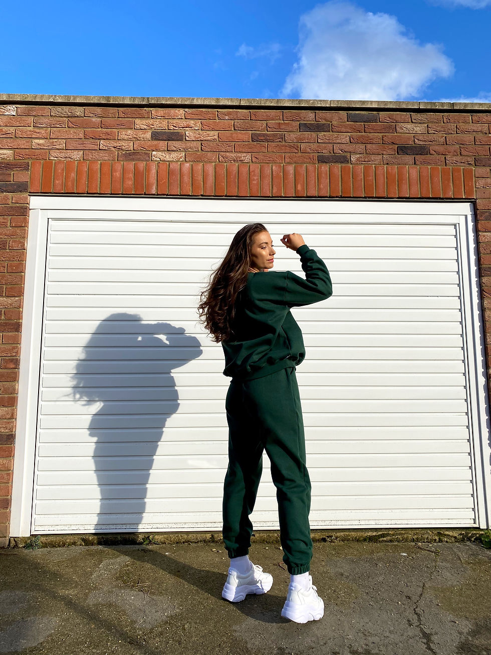 Thumbnail: Bottle Green Sweatshirt Jumper Loungewear