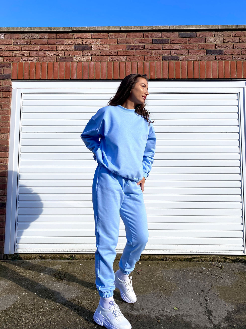Thumbnail: Baby Blue Sweatshirt Jumper Loungewear