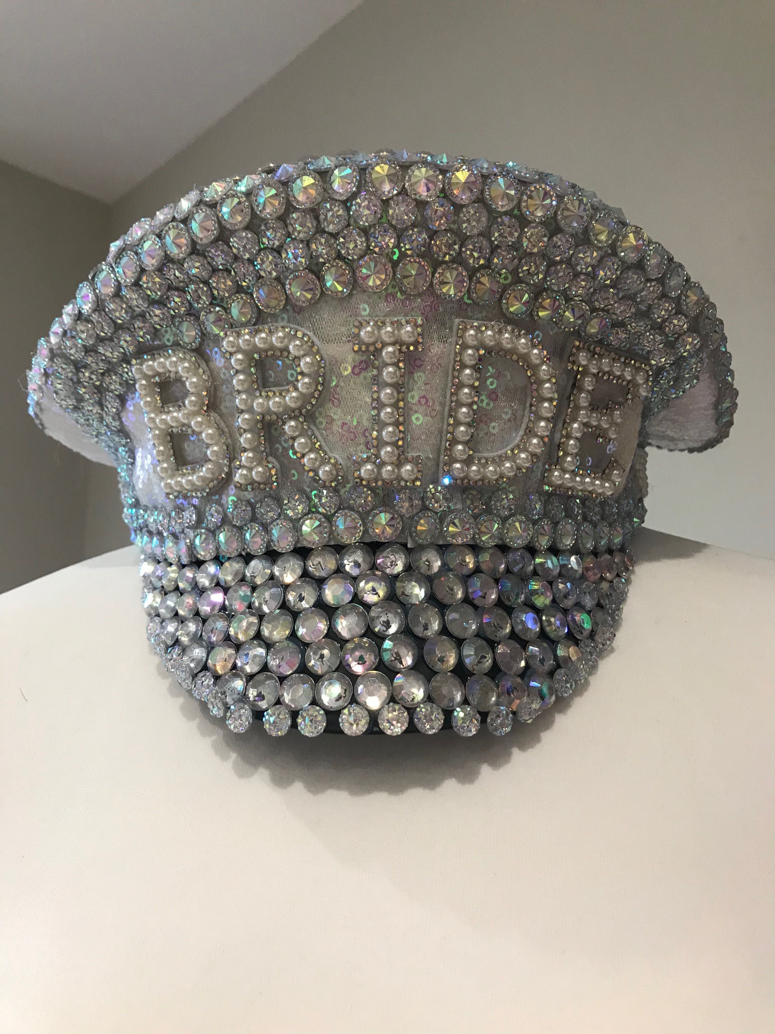BRIDE Pearl Sparkle Gem Military Hat LIMITED EDITION
