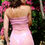Thumbnail: NEW Pink Sequin Sheer Dress