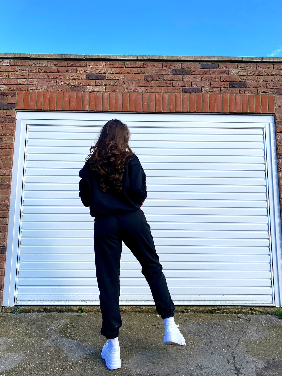Thumbnail: Black Joggers Loungewear
