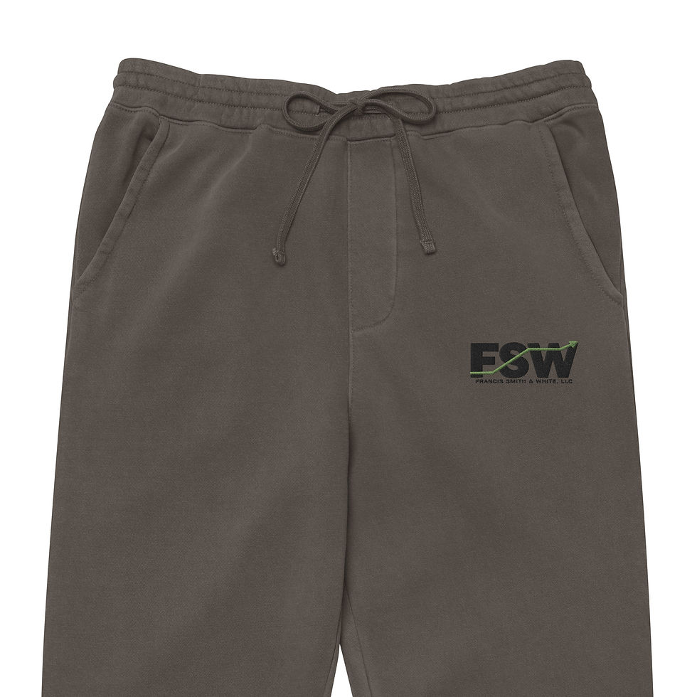 Unisex pigment-dyed sweatpants