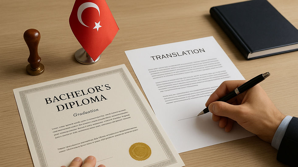 🎓 Küresel Başarı Yolunda İlk Adım: Diploma Tercümesi