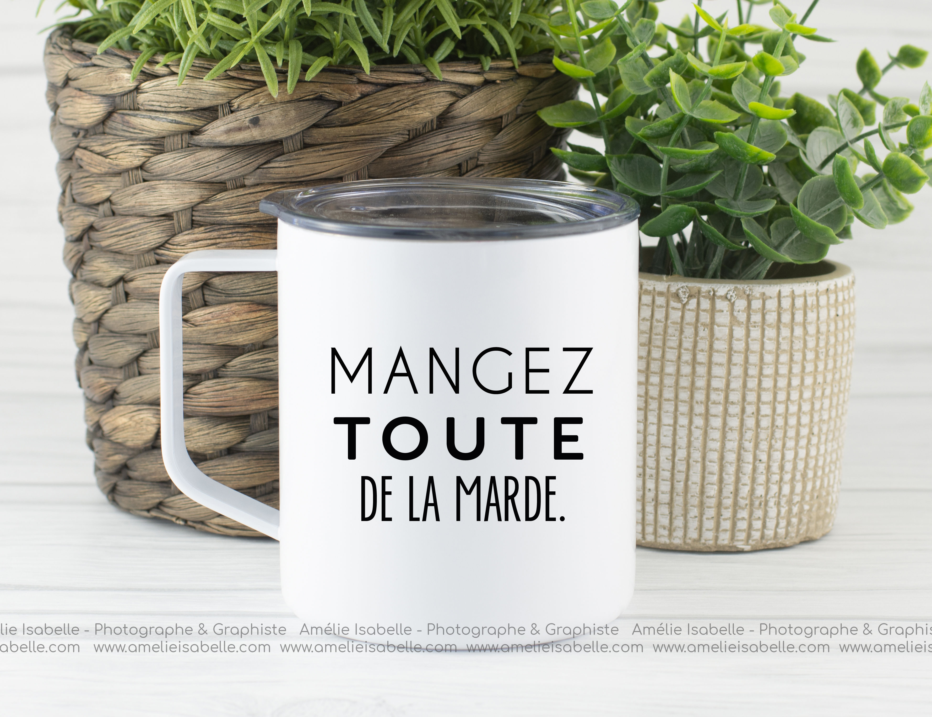 Décalque - Mangez toute de la marde.
