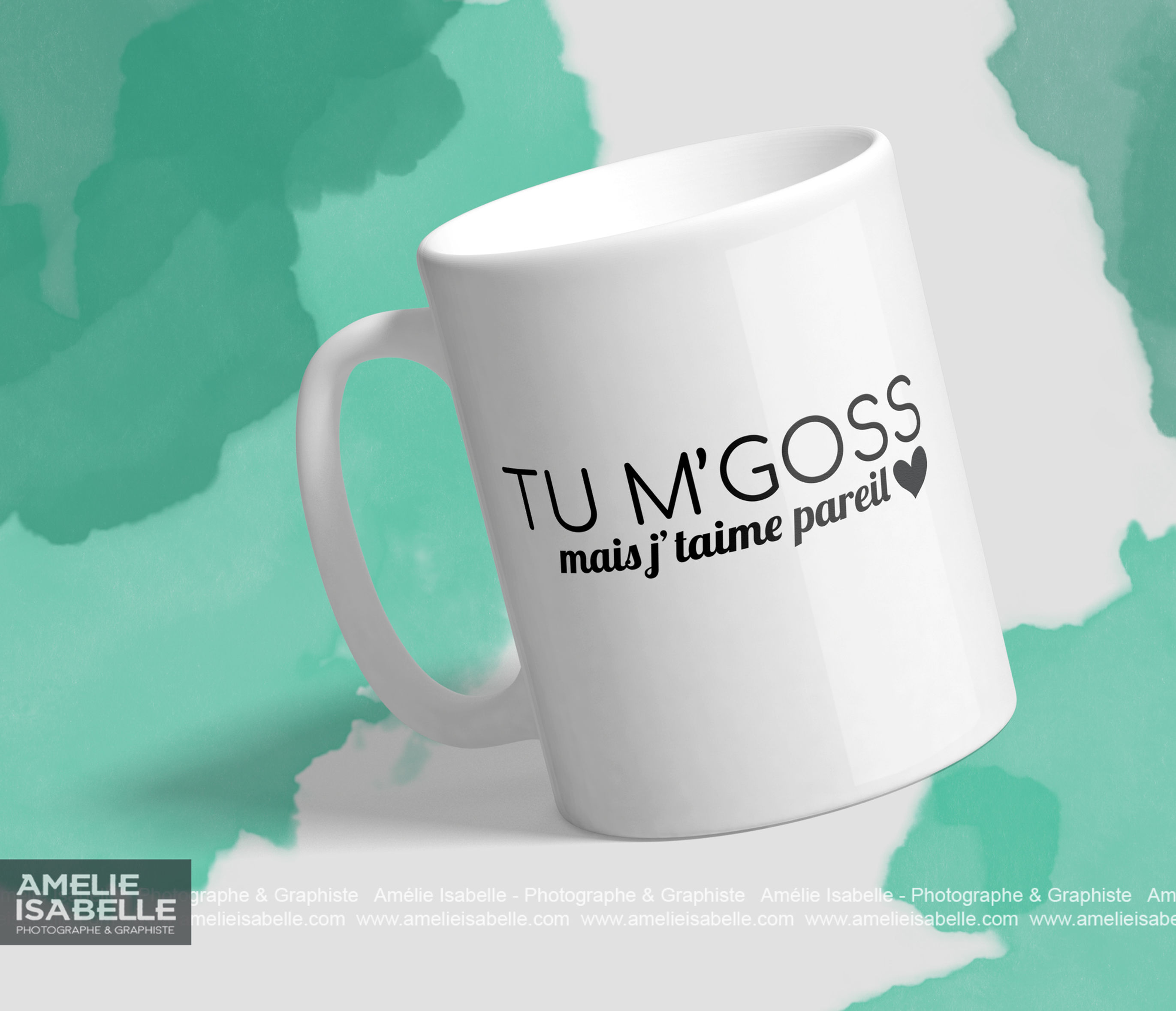 Décalque - Tu m'goss mais j'taime pareil!