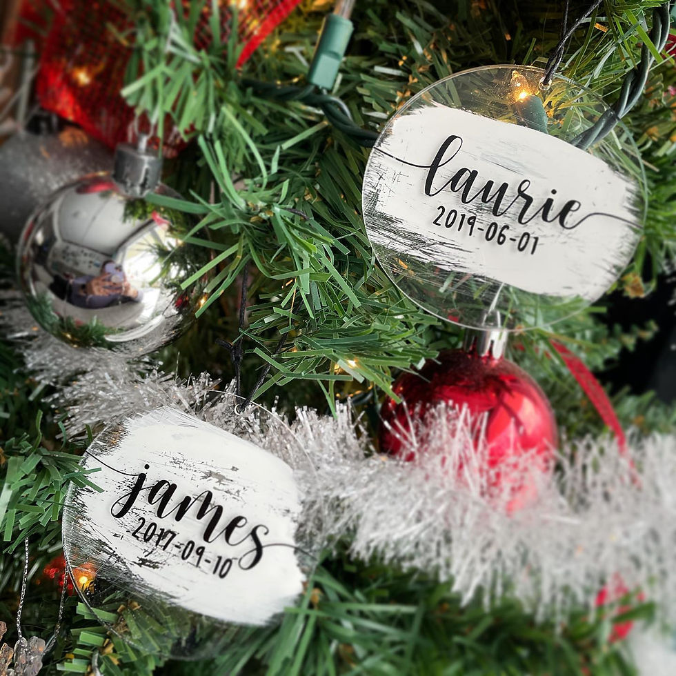 Ornement - Prénom & Date de naissance