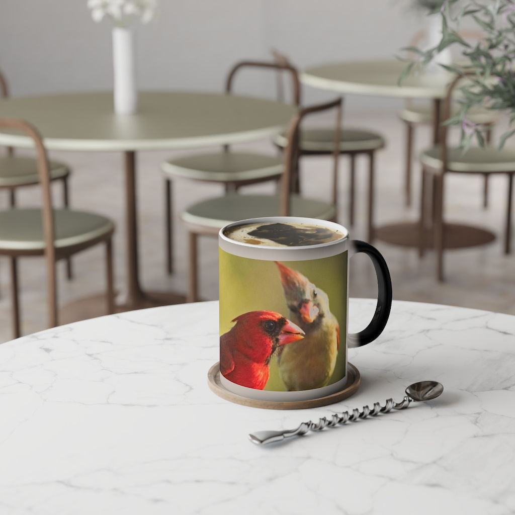 Northern Cardinal Color-Changing Mug, 11oz