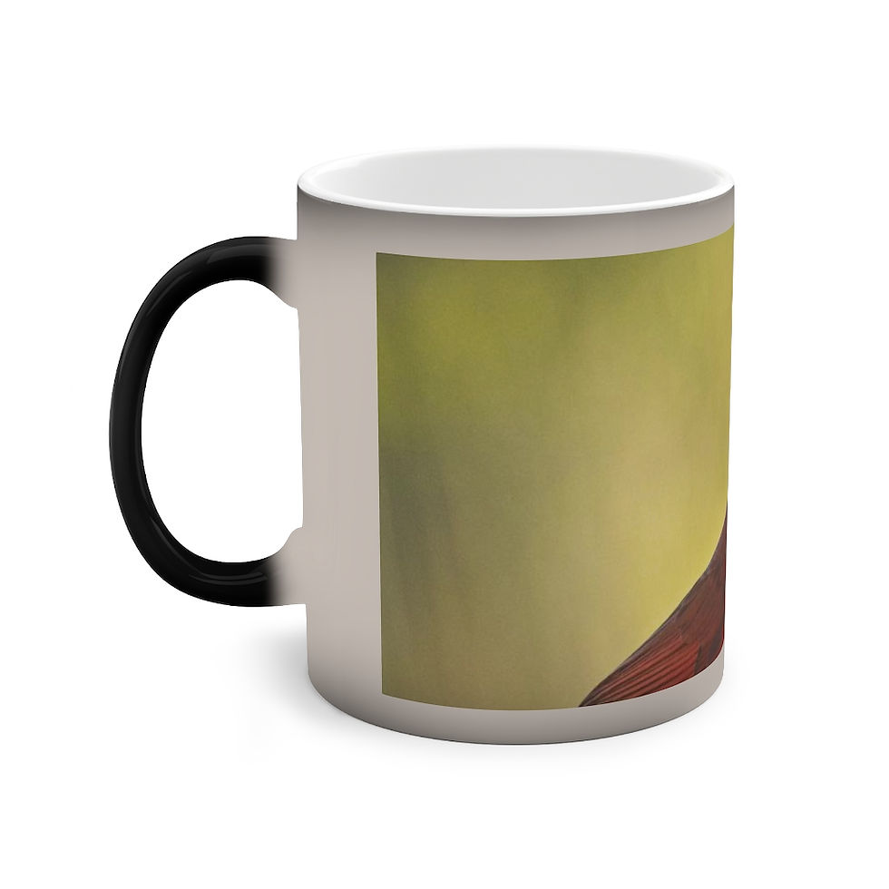 Thumbnail: Northern Cardinal Color-Changing Mug, 11oz