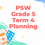 Thumbnail: PSW Grade 5 Term 4 Planning