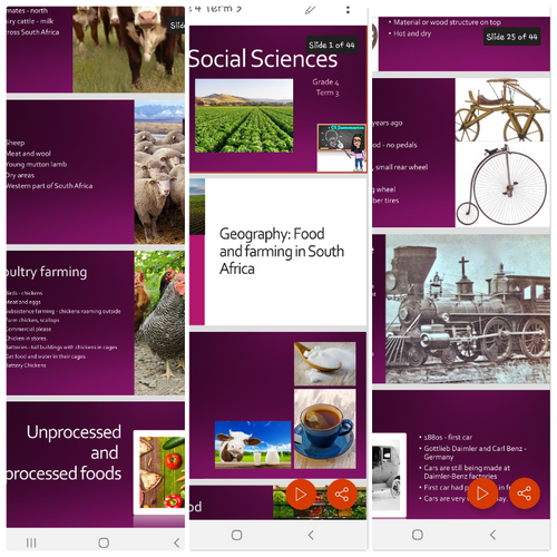 Social Sciences Grade 4 Term 3 PowerPoint Cs Summaries