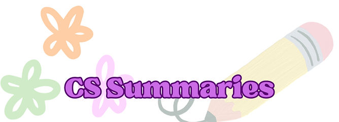 CS Summaries