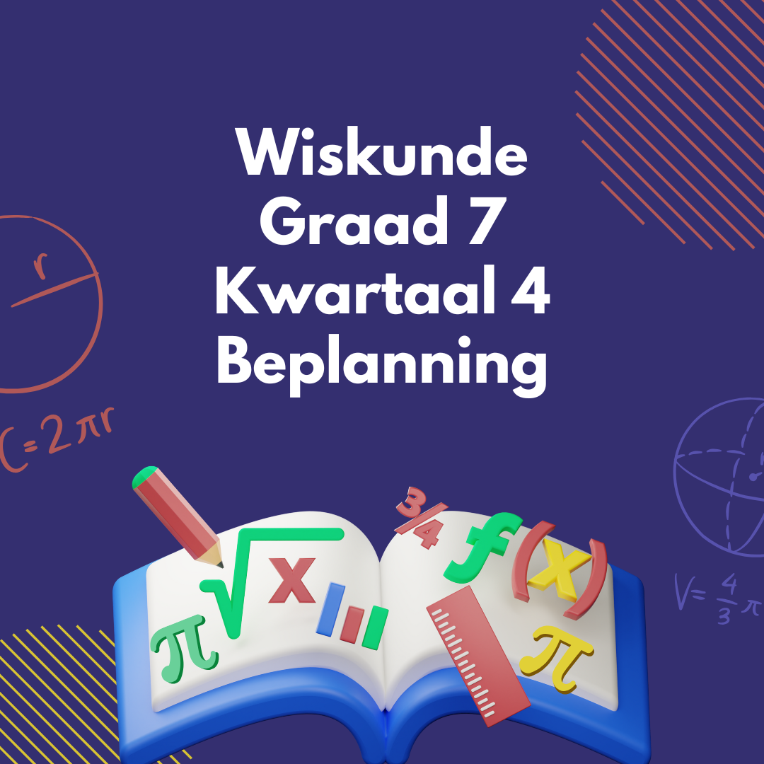 Wiskunde Graad 7 Kwartaal 4 Beplanning