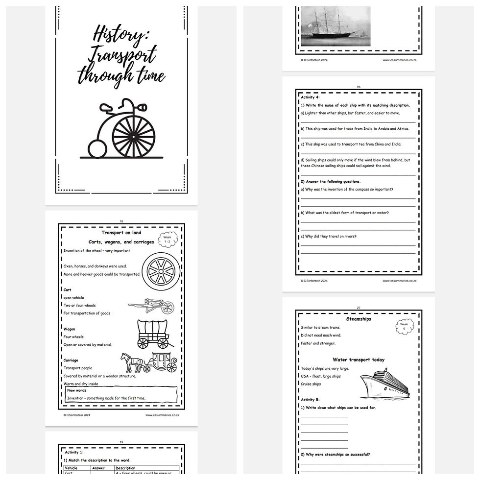 Thumbnail: Social Sciences Grade 4 Term 3 Workbook