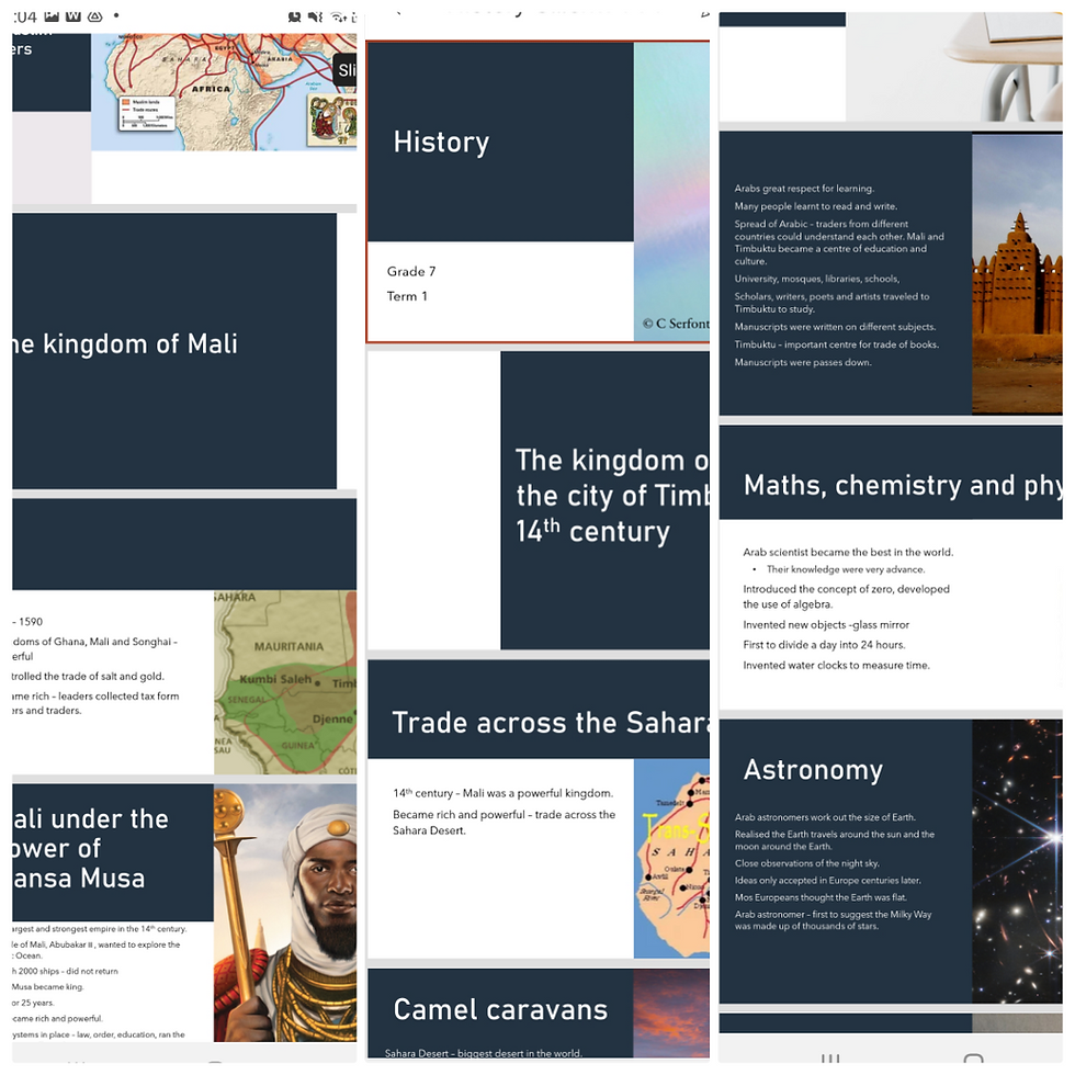 Thumbnail: Grade 7 Social Sciences PowerPoint Bundle