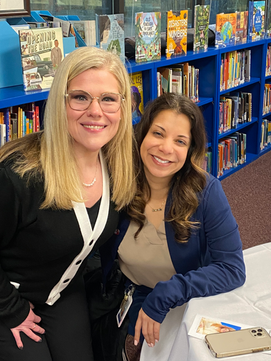  Amber with Dr. Hope, Principal of Shelby Oaks Elementary