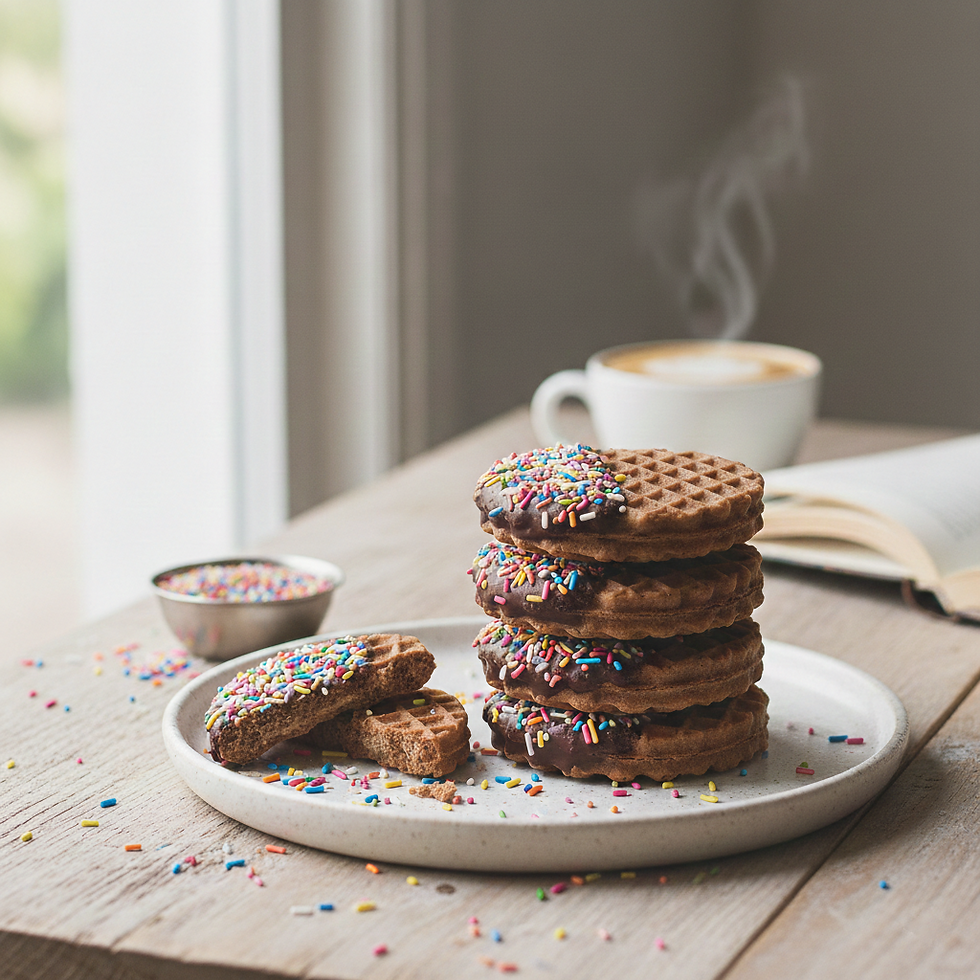 Thumbnail: Premium Chocolate Sprinkles Waffles