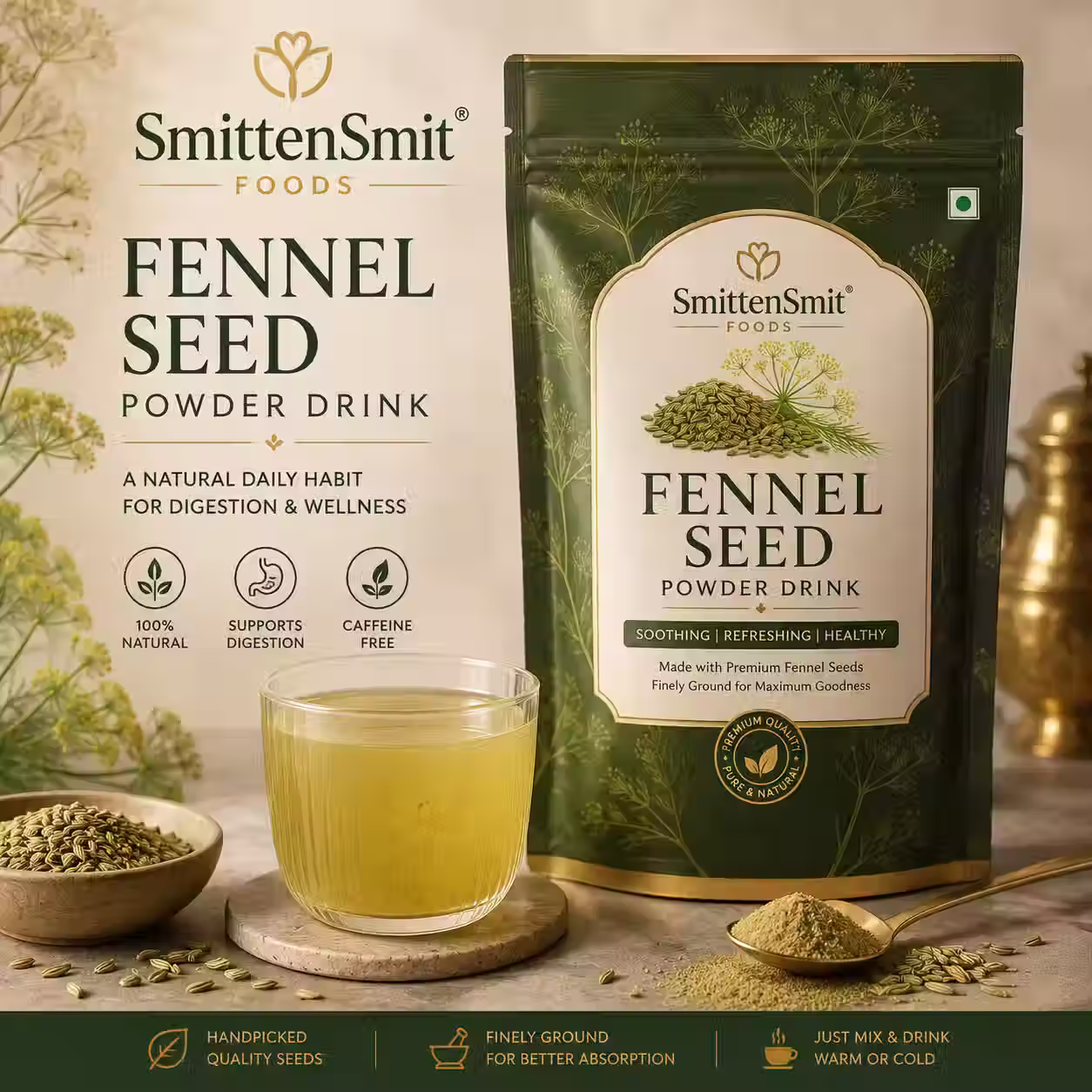 Fennel Seed Drink Powder (Saunf)
