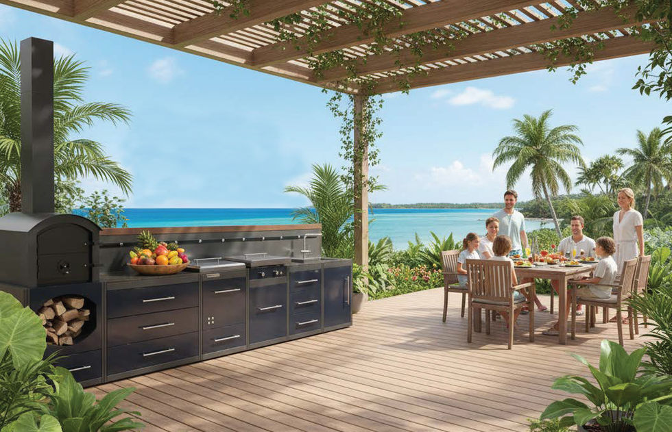 GardenPIANO Outdoor Kitchen - 6 Modules