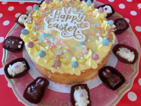 Easter Lemon sponge for tea with friends  - 6th April