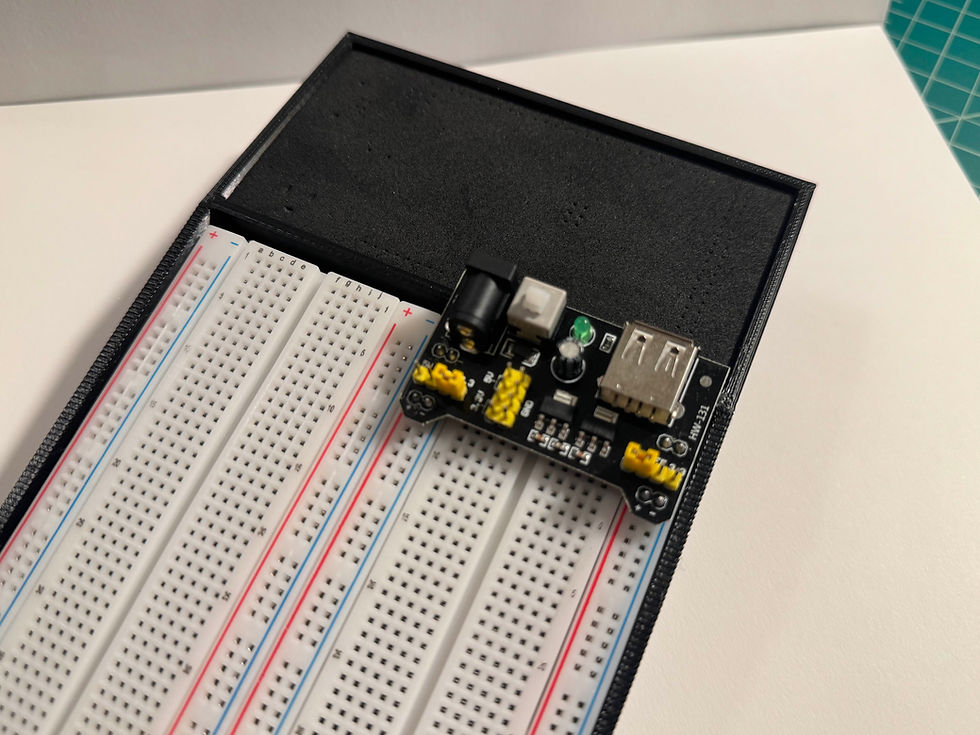 Thumbnail: Solderless Breadboard Circuit Prototyping Station (Compact Model)