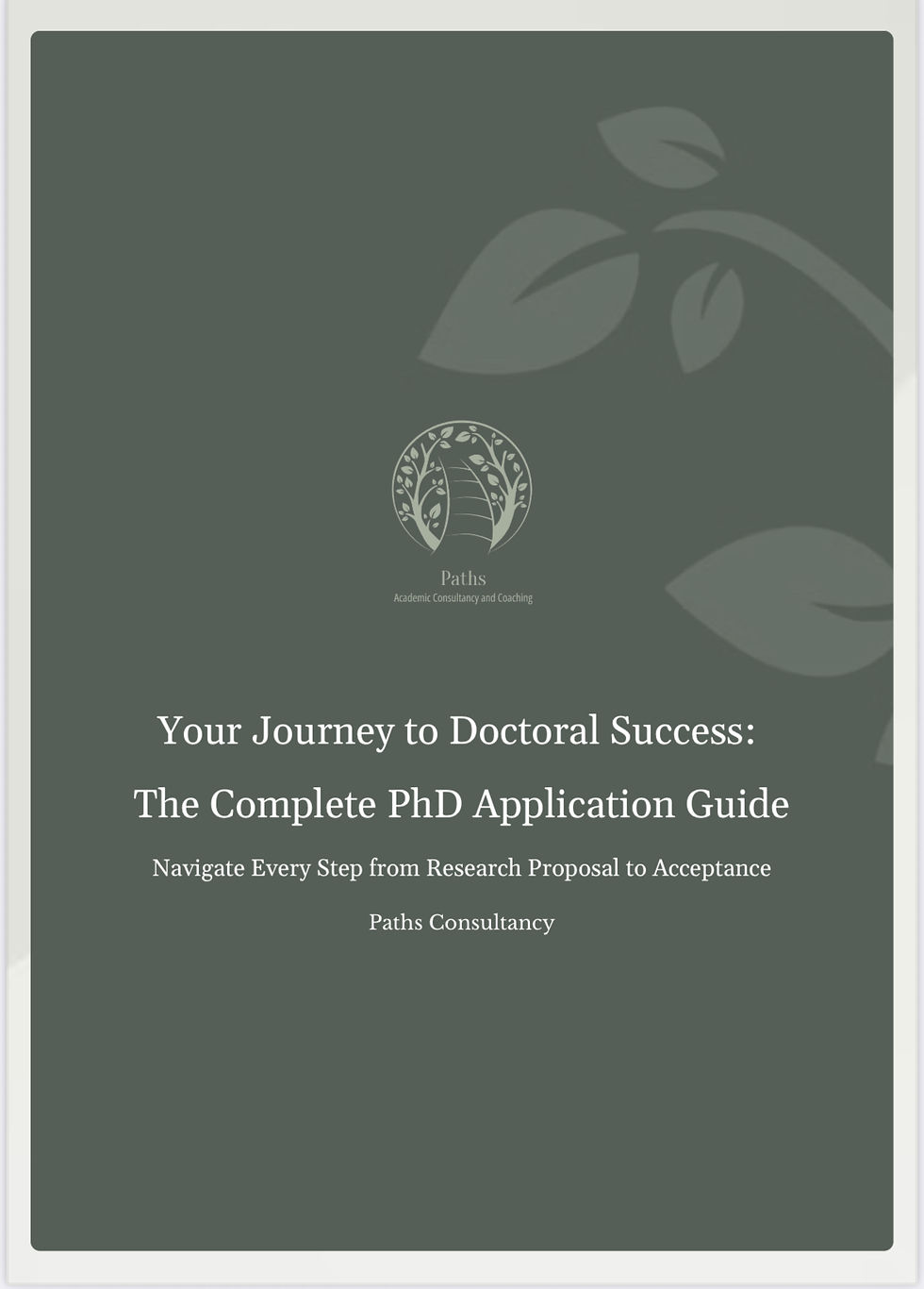 Your Journey to Doctoral Success: A Comprehensive Guide Covering all Aspects of the PhD Application