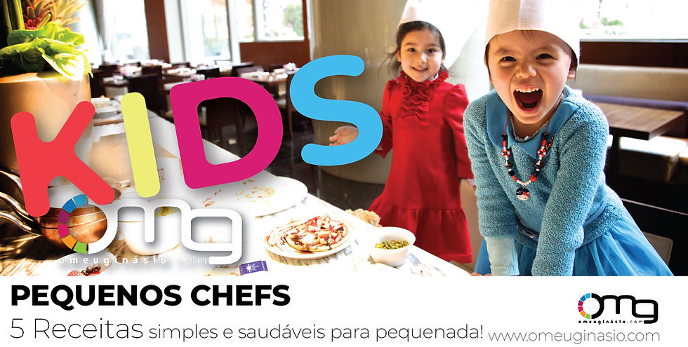 5 Receitas simples e saudáveis para pequenada!