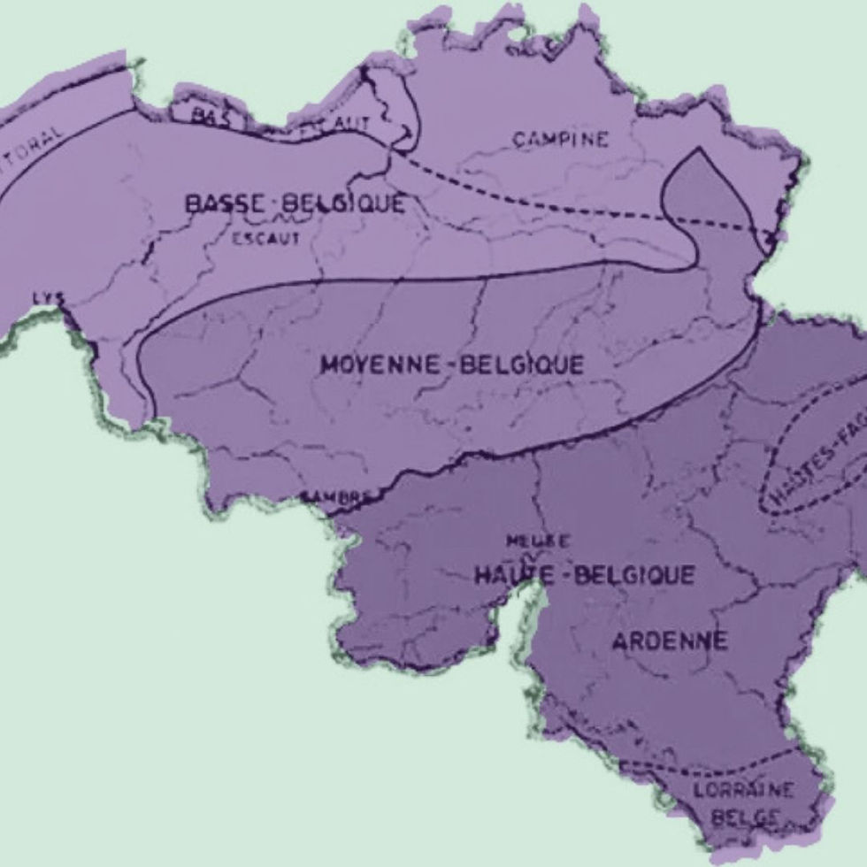 Régions géographiques de Belgique