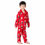 Thumbnail: Hippodrome Kids Winter Red Snow Bear Flannel Night Suit