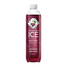 Ice Sparkling Black Cherry 17oz