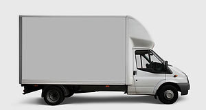 Weiß Lieferwagen