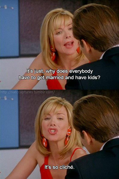 Dhanishta Moon native Kim Cattrall as Samantha Jones, Sex & the City