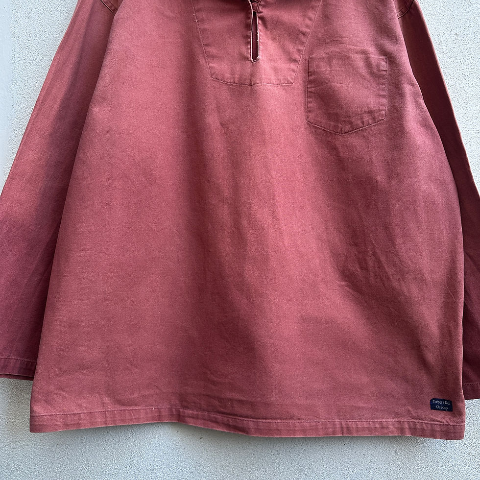 Thumbnail: Large Burnt Red Fisherman's Smock