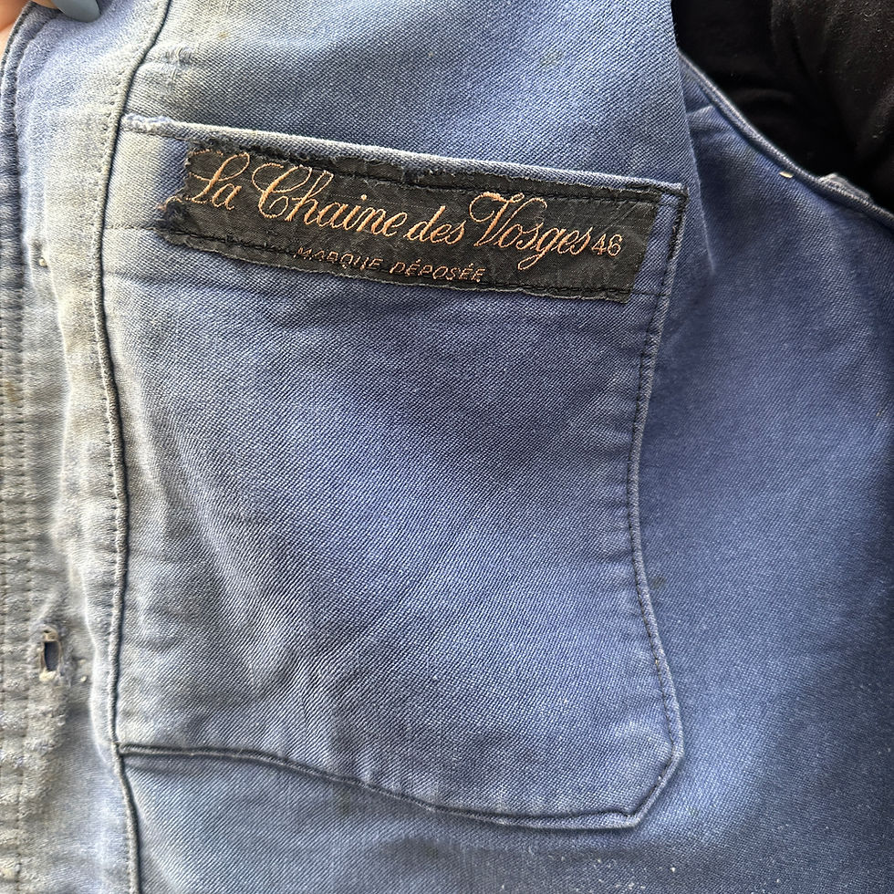 Thumbnail: XS Distressed Sun Faded Moleskine Jacket